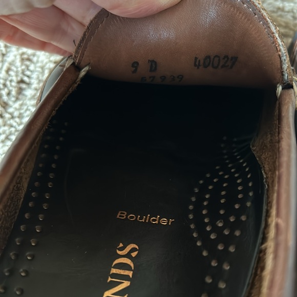 Allen Edmonds Boulder Venetian Driving Moccasin Black Brown Leather Men SZ 9 - Picture 6 of 9